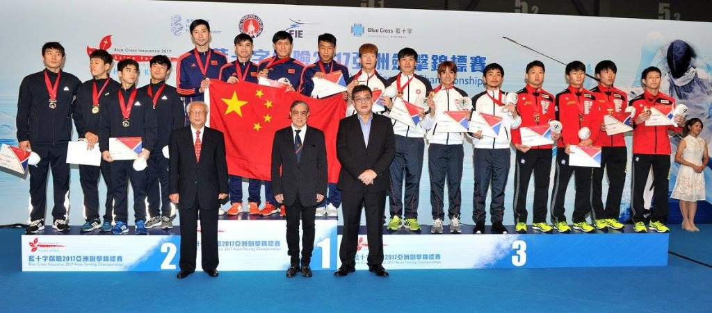China won two gold medals in Hong Kong ©Facebook