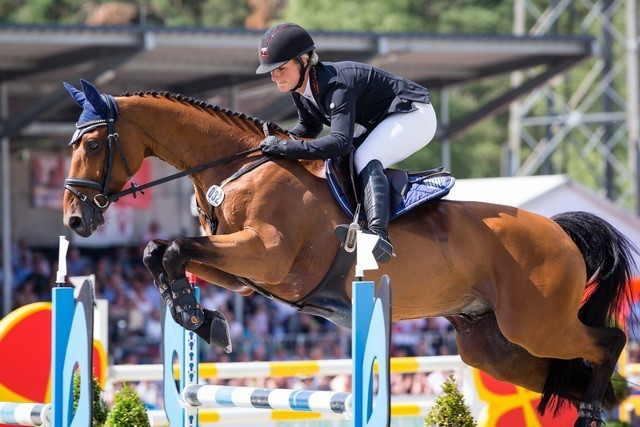 Julia Krajewski claimed victory at the Luhmuhlen Horse Trials ©FEI