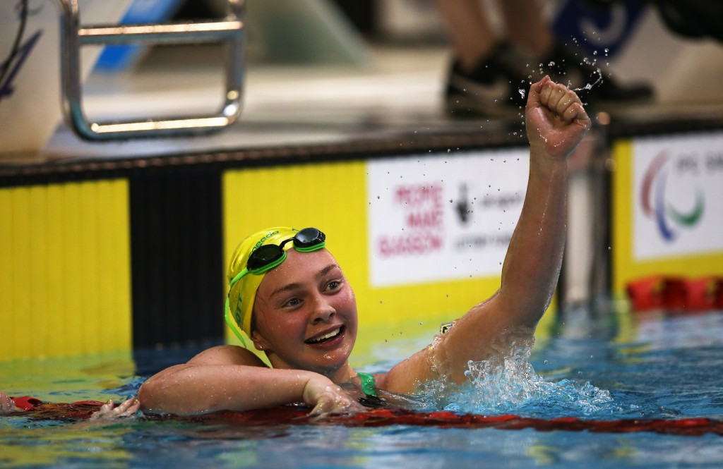 Maddison Elliott, winner of nine Paralympic Games medals, including four gold, was among this year's student recipients in New South Wales of the Pierre de Coubertin award given out by the Australian Olympic Committee ©Getty Images