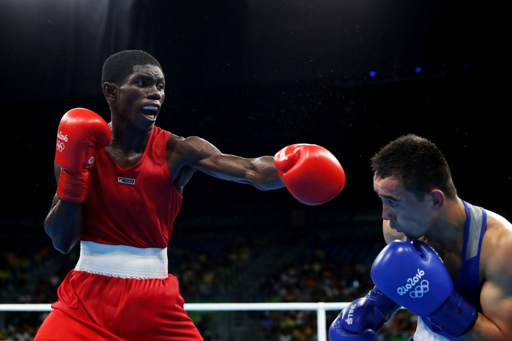 Rio 2016 silver medallist Yuberjen Martinez of Colombia triumphed in the light flyweight division ©Getty Images