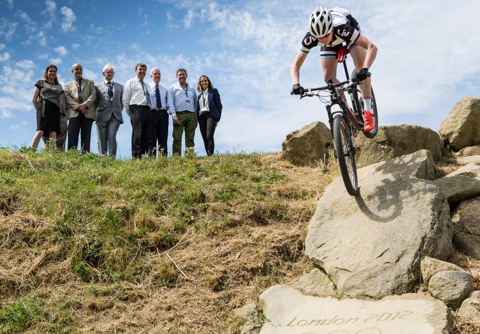 Victoria Pendleton helps mark opening of London 2012 mountain bike at Hadleigh Park to general public