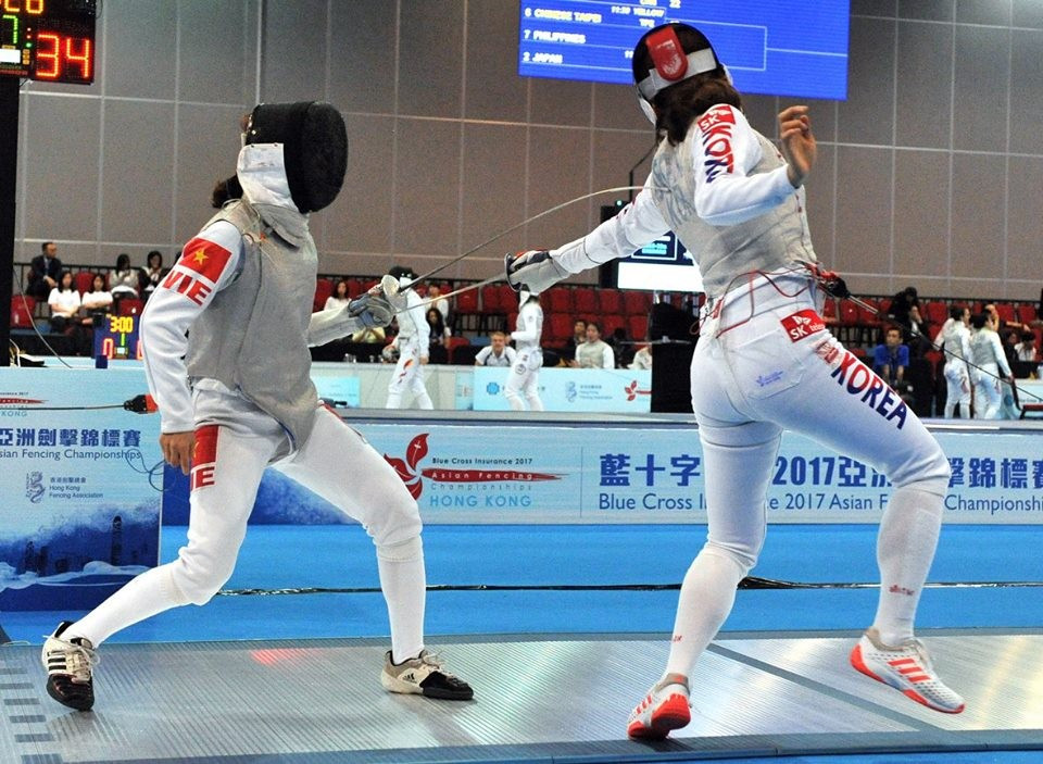 South Korean fencers were in commanding form once again at the Asian Fencing Championships ©FIE/Facebook