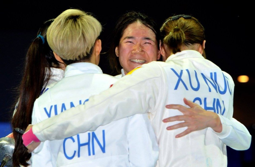 China took women's team épée gold today ©FIE/Facebook