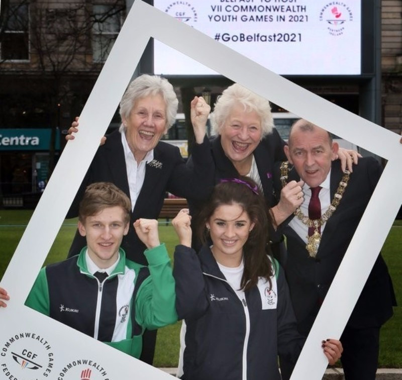 Belfast was awarded the 2021 Commonwealth Youth Games in February last year ©Belfast 2021