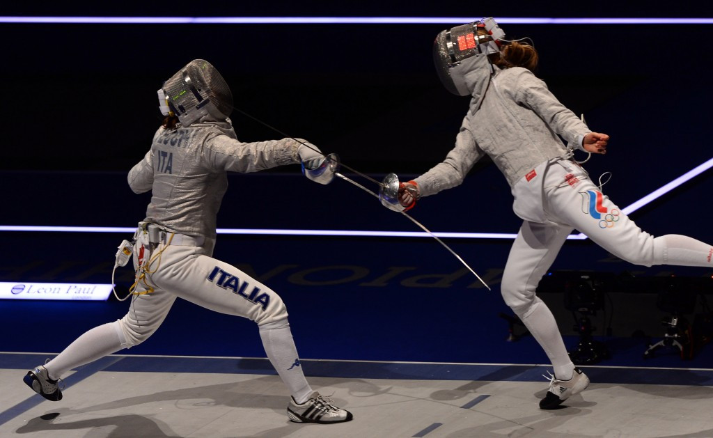 Italy's Irene Vecchi was one of two women to record six wins on day one 