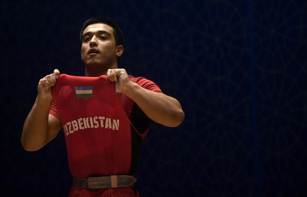 Farkhodbek Sobirov was victorious in the men's 94kg competition ©Getty Images