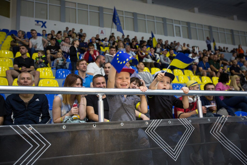 Ukrainian boxers impressed in front of a home crowd ©AIBA
