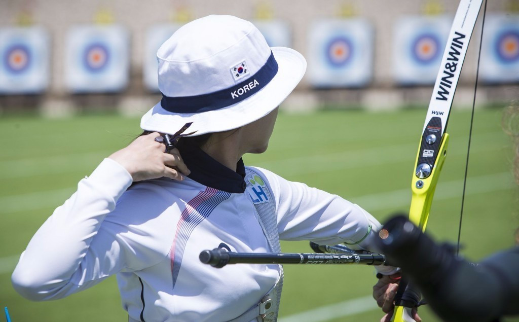 Olympic champion Chang produces highest qualification score at Archery World Cup