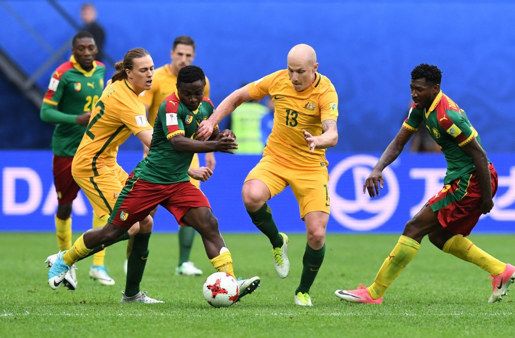 Australia and Cameroon drew 1-1 in the other Group B match today ©Getty Images