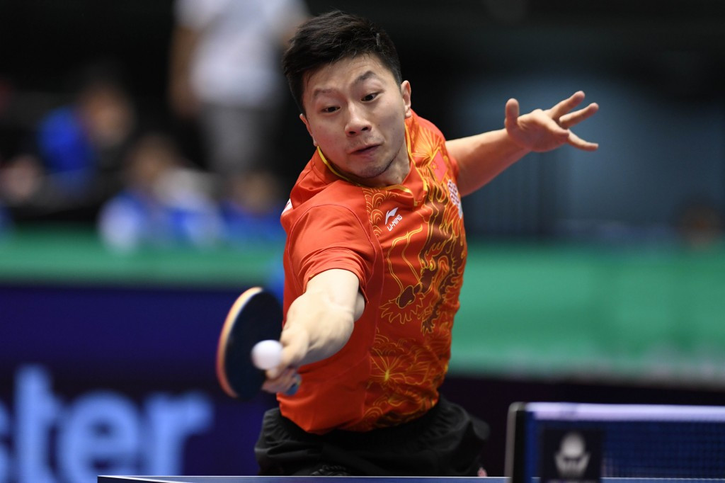 Ma Long eased into round two of the ITTF China Open today ©Getty Images