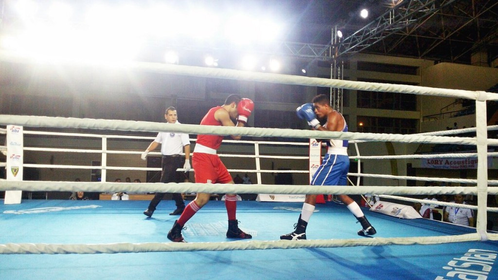 Boxers began booking their semi-final places in Brazzaville ©AIBA