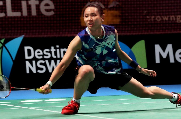 Top seed Tai Tzu-ying of Chinese Taipei had a struggle before reaching tomorrow's women's final at the BWF Singapore Open ©Getty Images