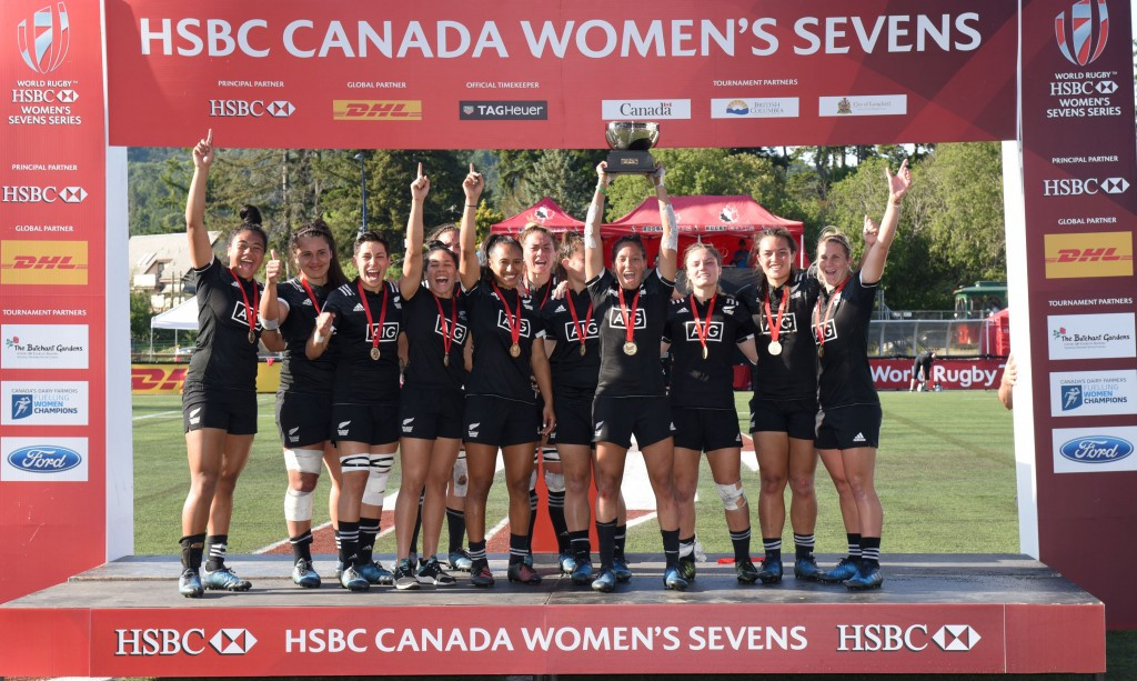 New Zealand are close to winning a fourth Women's World Rugby Sevens title ©Getty Images