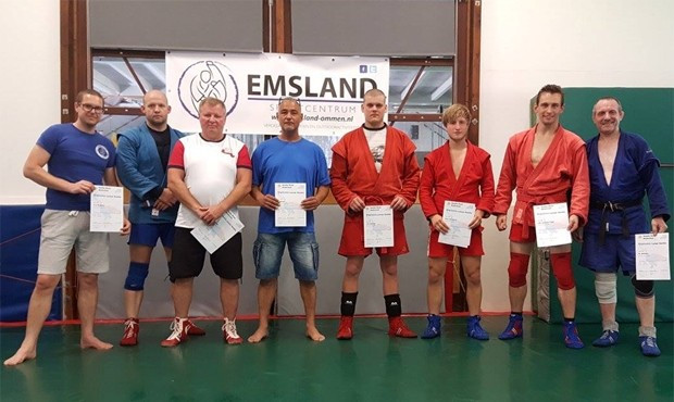 First sambo instructor certificates handed out in The Netherlands