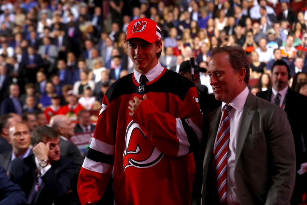 Nico Hischier said he was surprised to be picked first in the 2017 NHL Draft ©Getty Images
