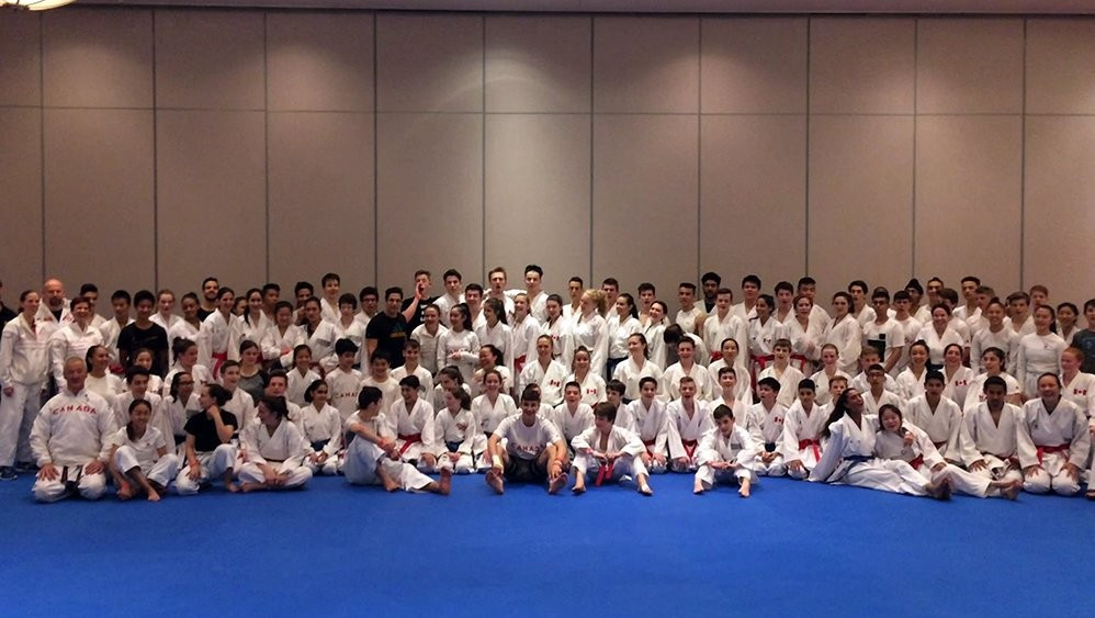 Canadian karatekas get together to mark Olympic Day in Toronto ©WKF