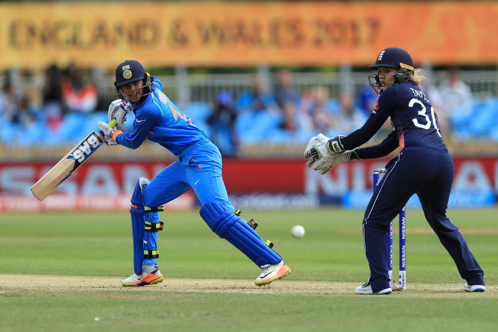 Smriti Mandhana was India's top scorer today with her innings of 90 ©Getty Images