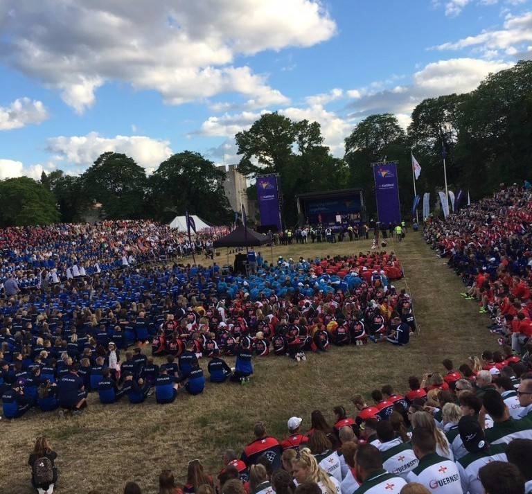 The Island Games began with a medieval themed Opening Ceremony ©NWIslandGames