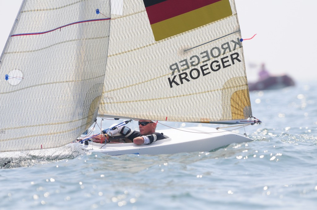 Kroger records two victories to move into overall 2.4 Norlin class lead at Para World Sailing Championships
