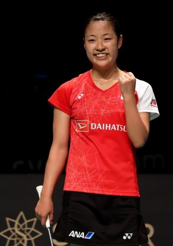 Nozomi Okuhara beat Akane Yamaguchi in an all-Japanese women's singles final ©BWF