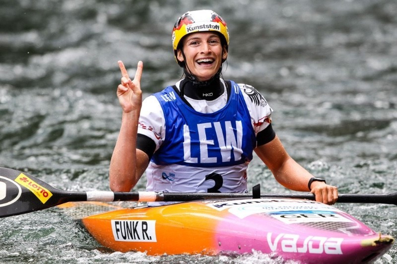 Germany's Funk takes ICF Canoe Slalom World Cup win in Augsburg