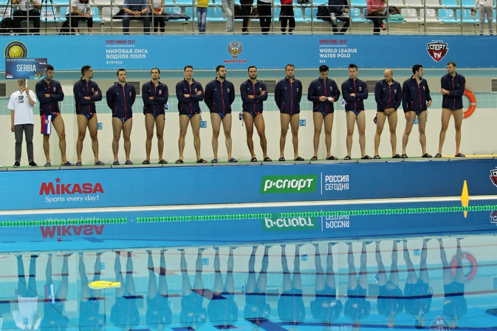Serbia retained their Men's Water Polo World League Super Final title ©Water Polo Serbia