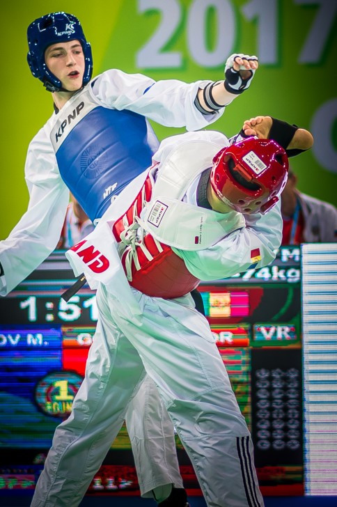 Russia's Maksim Khramtcov is through to the semi-finals of the men's 74kg category ©World Taekwondo