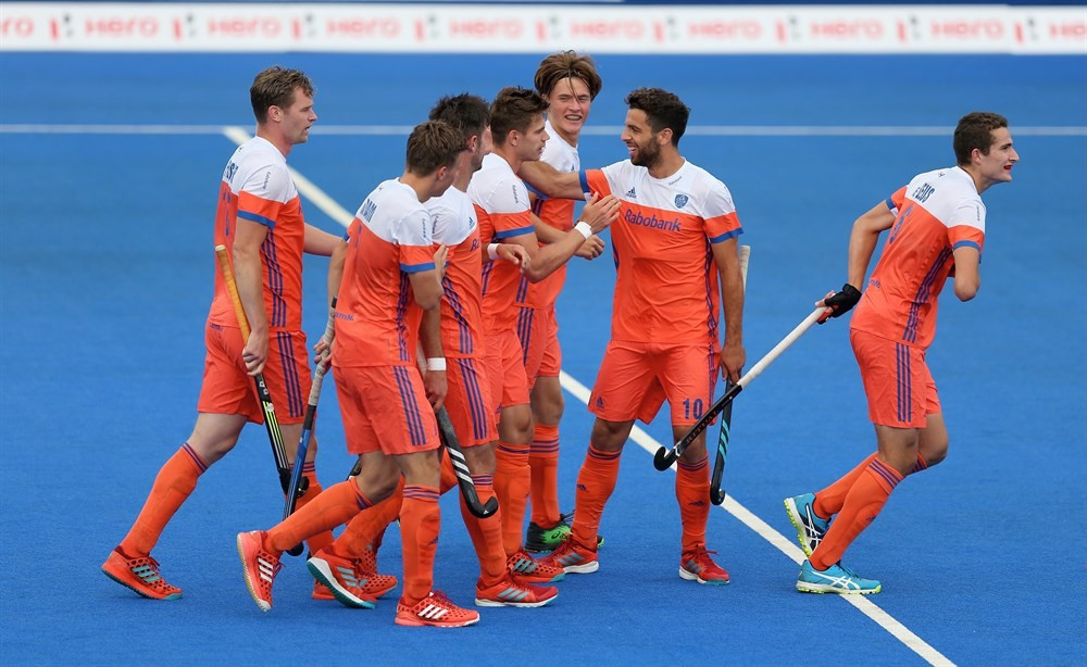 The Dutch were rampant as they fired six past the Olympic champions ©FIH