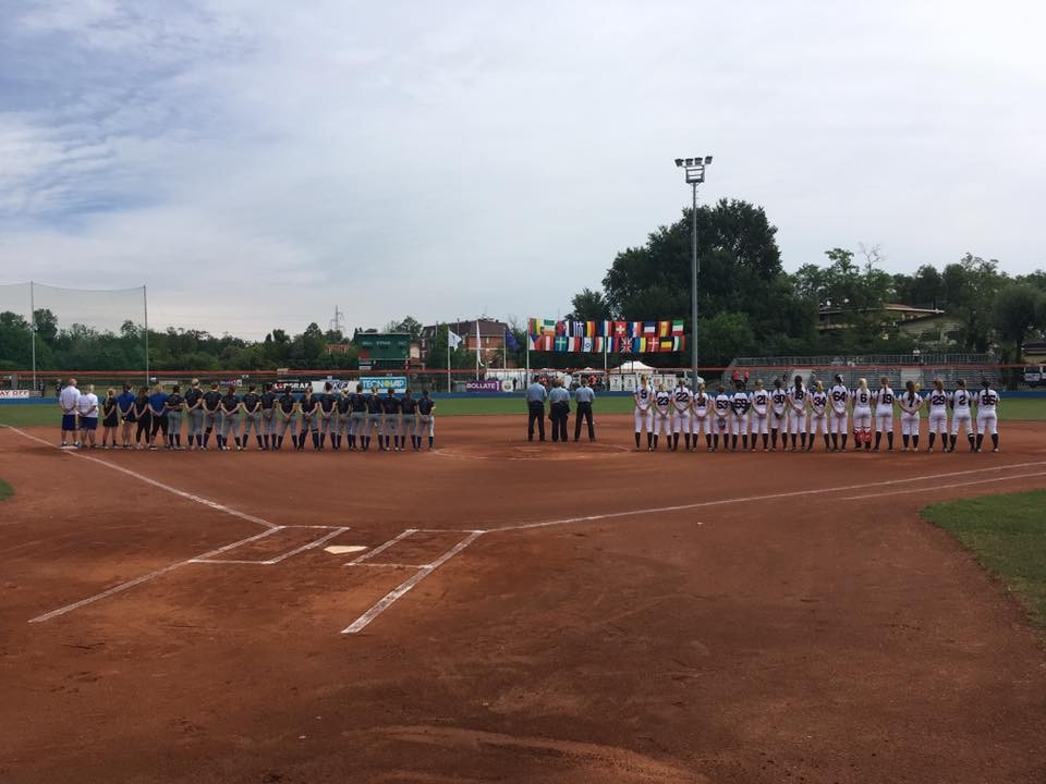 Four countries win opening two matches on first day of Women's Softball European Championship