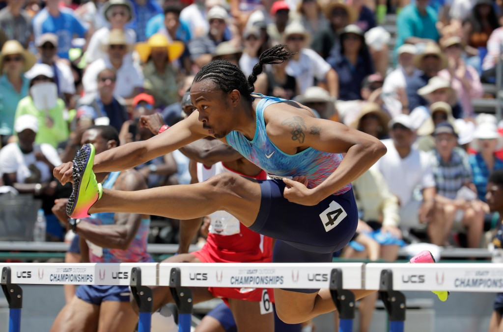 Merritt earns healthy tilt at the world title but Lyles halted by injury at USATF Trials
