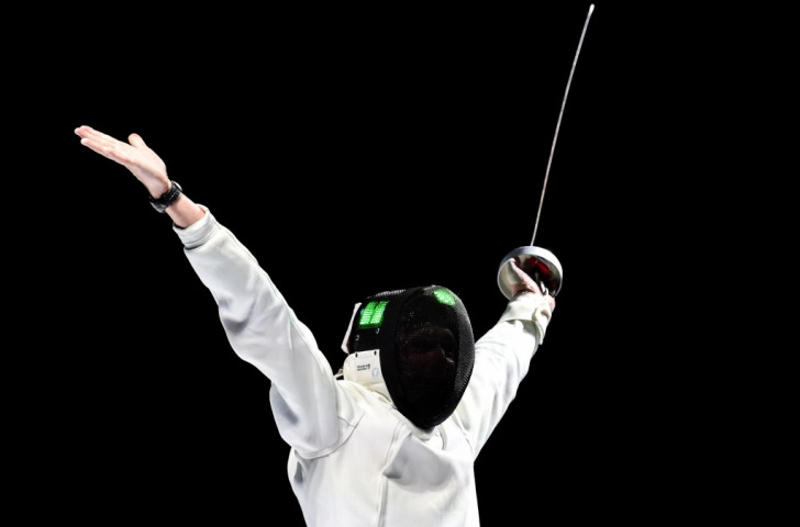 40-year-old Hungarian Geza Imre sealed his maiden World Fencing Championships gold medal with victory in the men's individual epee ©Getty Images