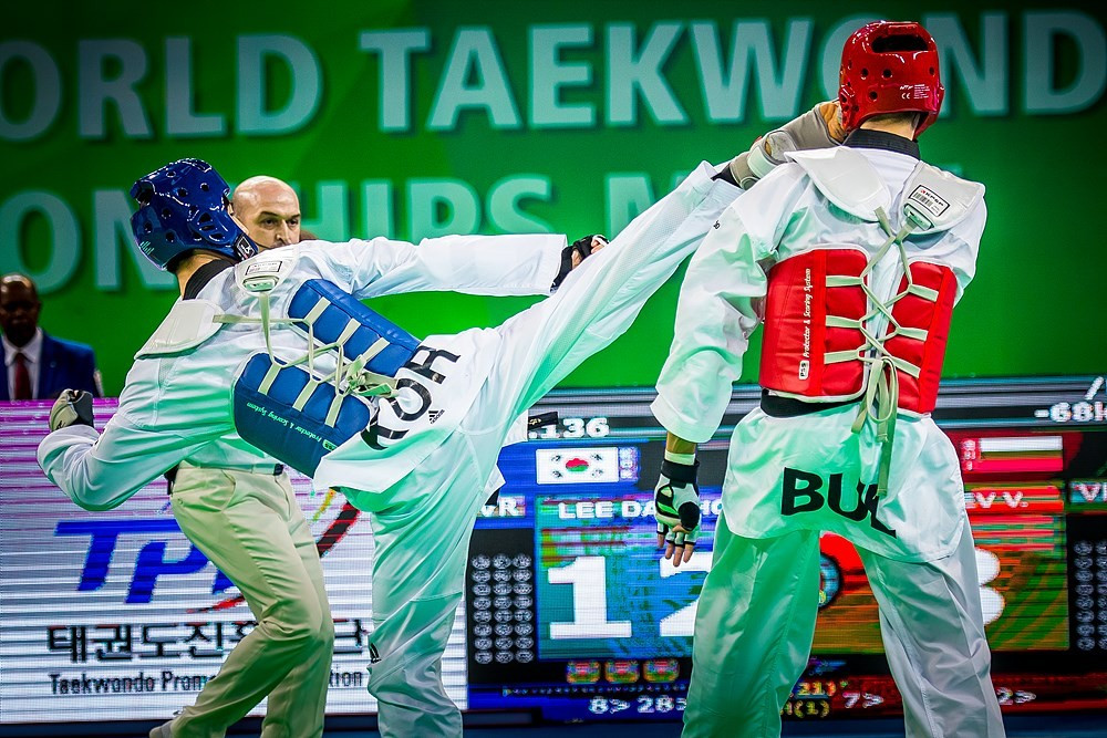 He had earlier overcome Bulgaria's Vladimir Dalakliev in the semi-finals ©World Taekwondo