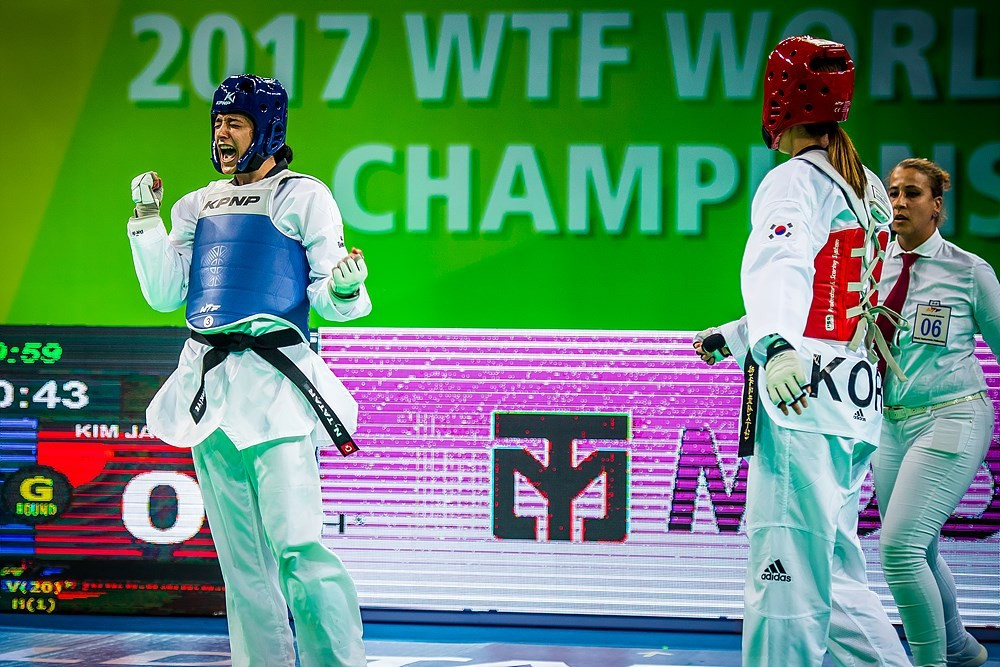 It followed a golden-point semi-final victory over South Korea's Kim Jan-Di ©World Taekwondo