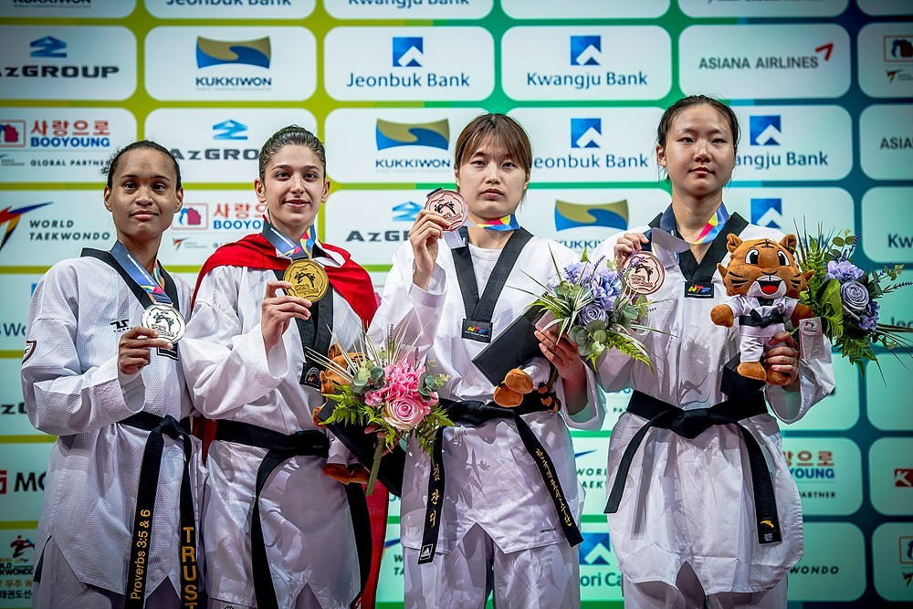Tatar's triumph was her first at taekwondo's flagship event ©World Taekwondo 