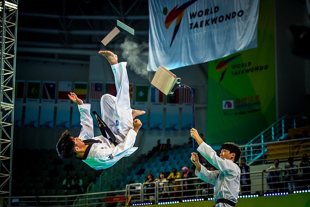 Spectators were treated to an incredible performance ©World Taekwondo