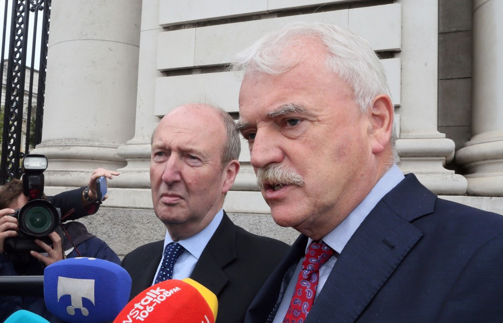 Patrick Hickey says he was abandoned by Irish authorities and Government figures such as Shane Ross, left ©Getty Images