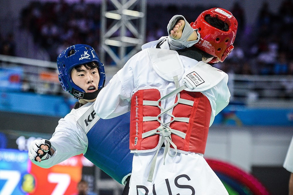 Jeong Yun-Jo increased hosts South Korea’s gold medal tally for the event to four ©World Taekwondo