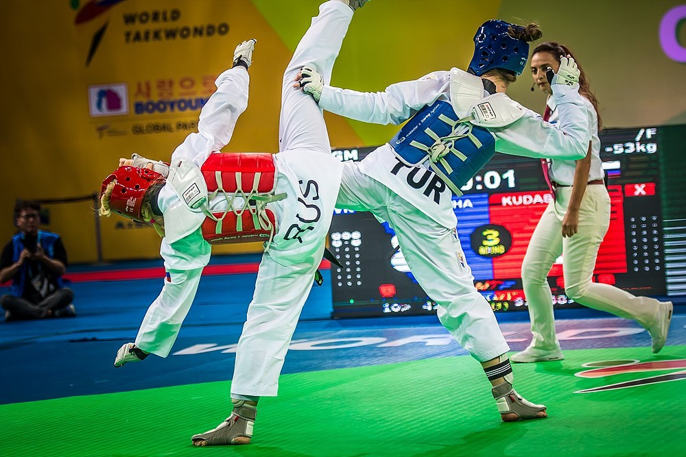 It was not until the last second that she scored the decisive points in the final to secure an 11-8 win over Russia's Tatiana Kudashova ©World Taekwondo