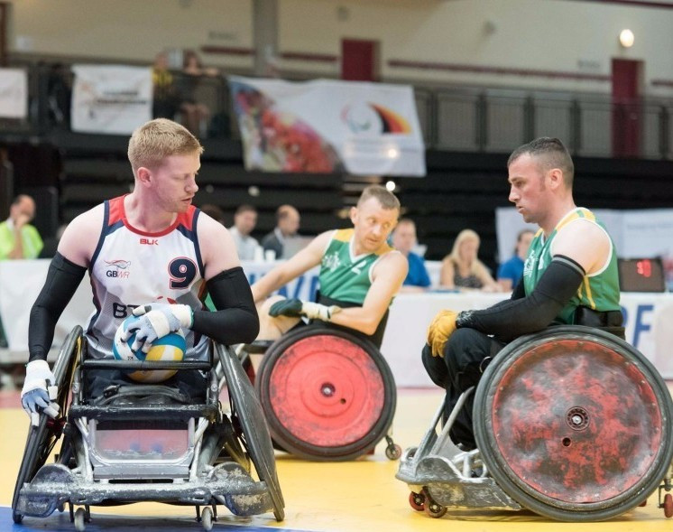 Great Britain defeated Ireland 65-27 today ©IWRF