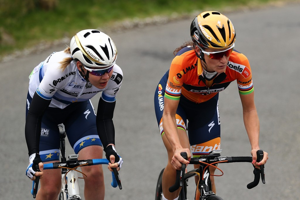 Britain's Lizzie Deignan, right, will hope to mount a challenge ©Getty Images