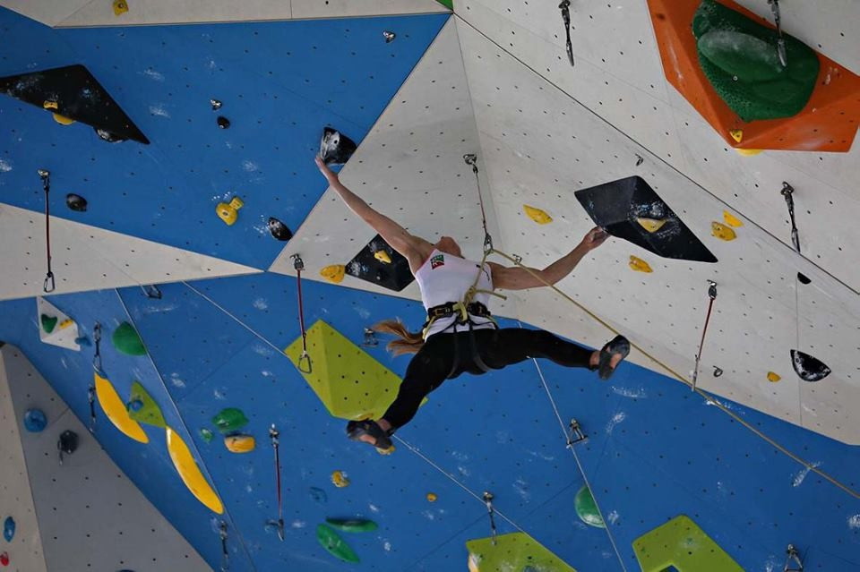 The Campitello wall that will host the IFSC European Championships this weekend ©European Climbing Championships/Facebook