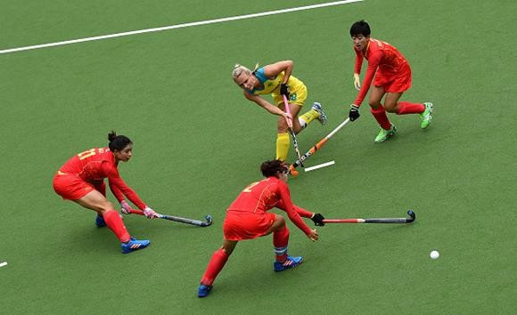 China stifled Australia to earn a victory that qualified them for the 2018 World Cup ©FIH
