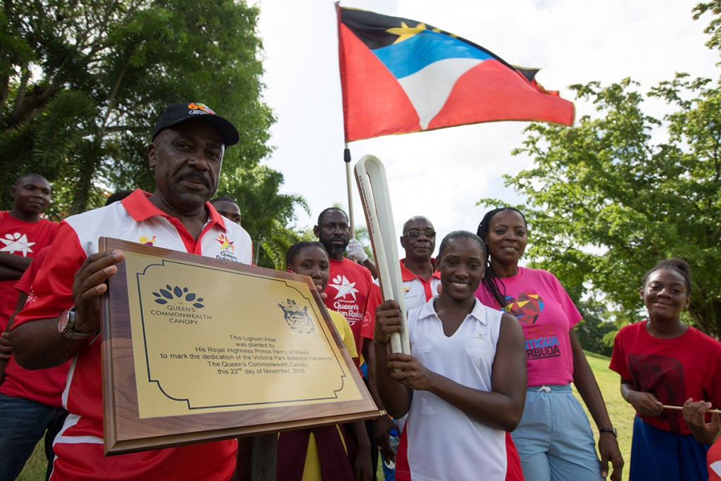 Antigua and Barbuda was among the latest nations to host the Baton ©Gold Coast 2018