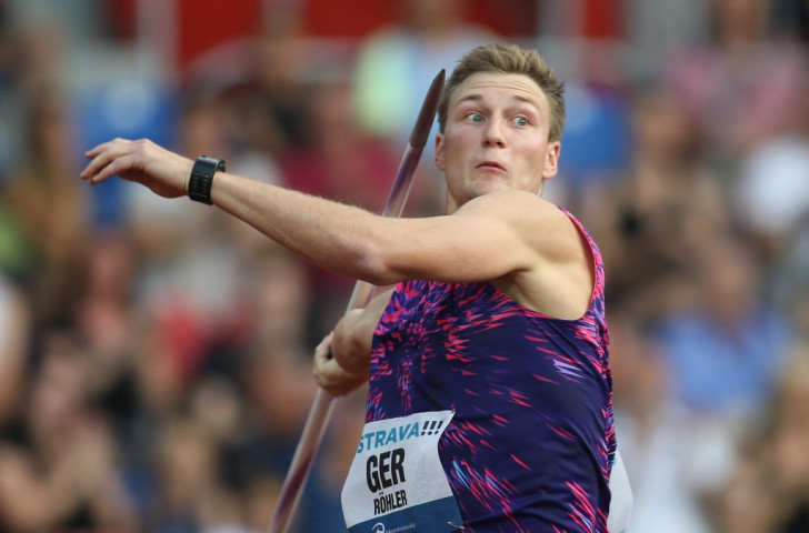 Germany's Olympic javelin champion Thomas Rohler, who produced two 90m-plus throws at the IAAF World Challenge meeting in Ostrava on Wednesday night ©Getty Images