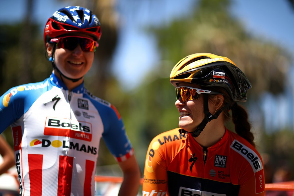 Canuel leads Boels-Dolman to opening women’s Giro d’Italia time trial win