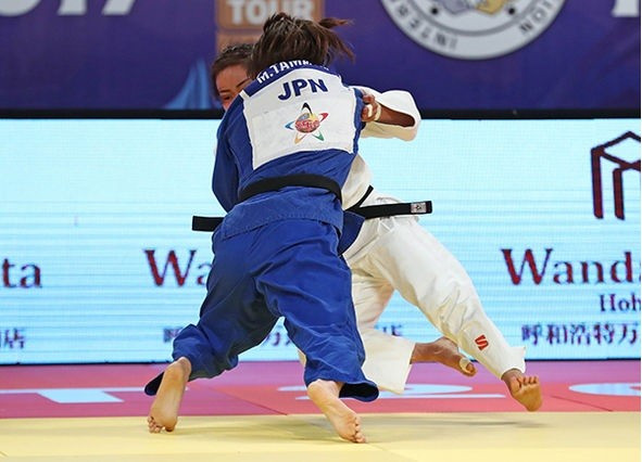 Momo Tamaoki won Japan's other gold on the opening day in Hohhot ©IJF
