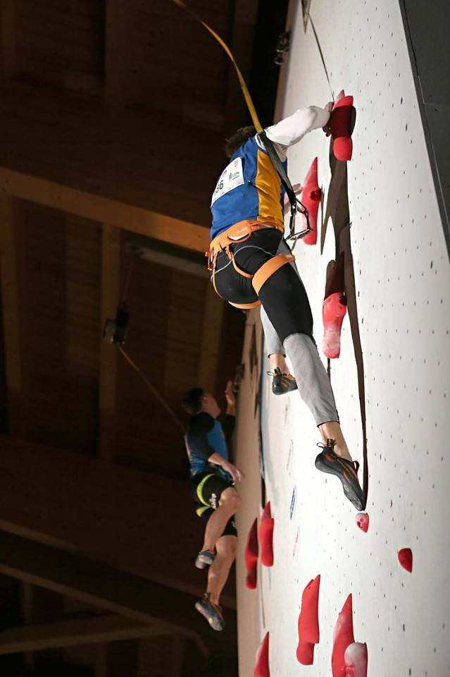 The routes proved to be testing today for the climbers ©European Climbing Championships/Facebook