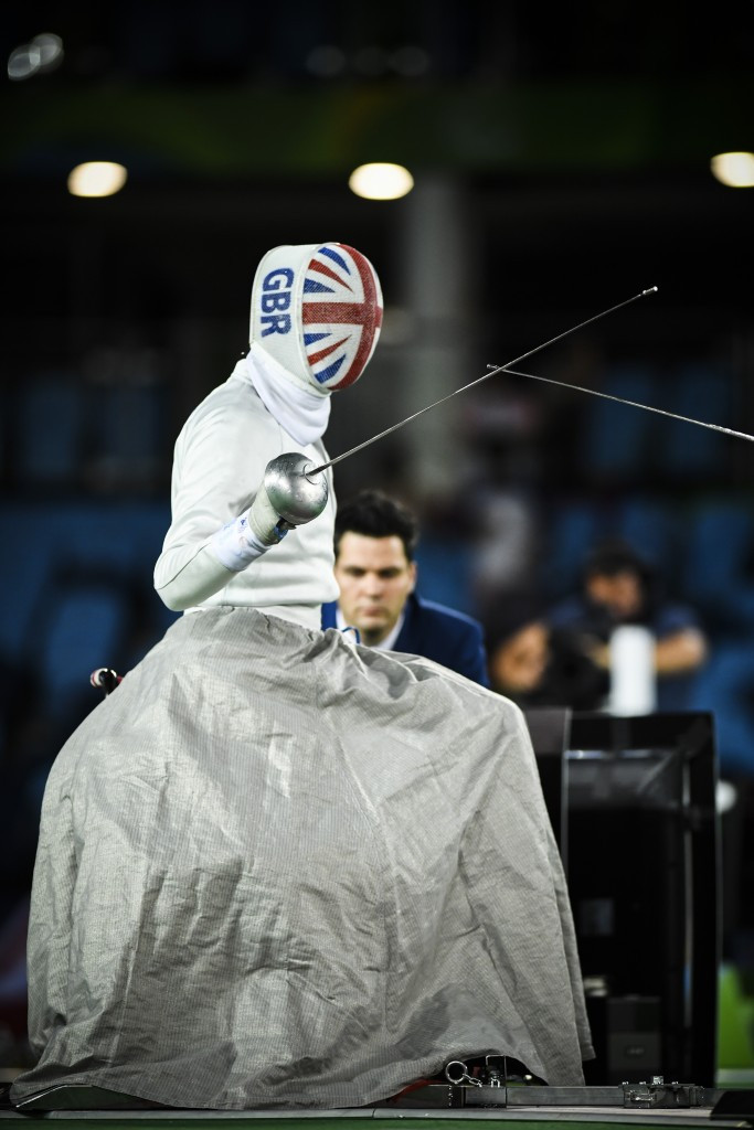 Piers Gilliver claimed gold at the IWAS Wheelchair Fencing World Cup ©Getty Images