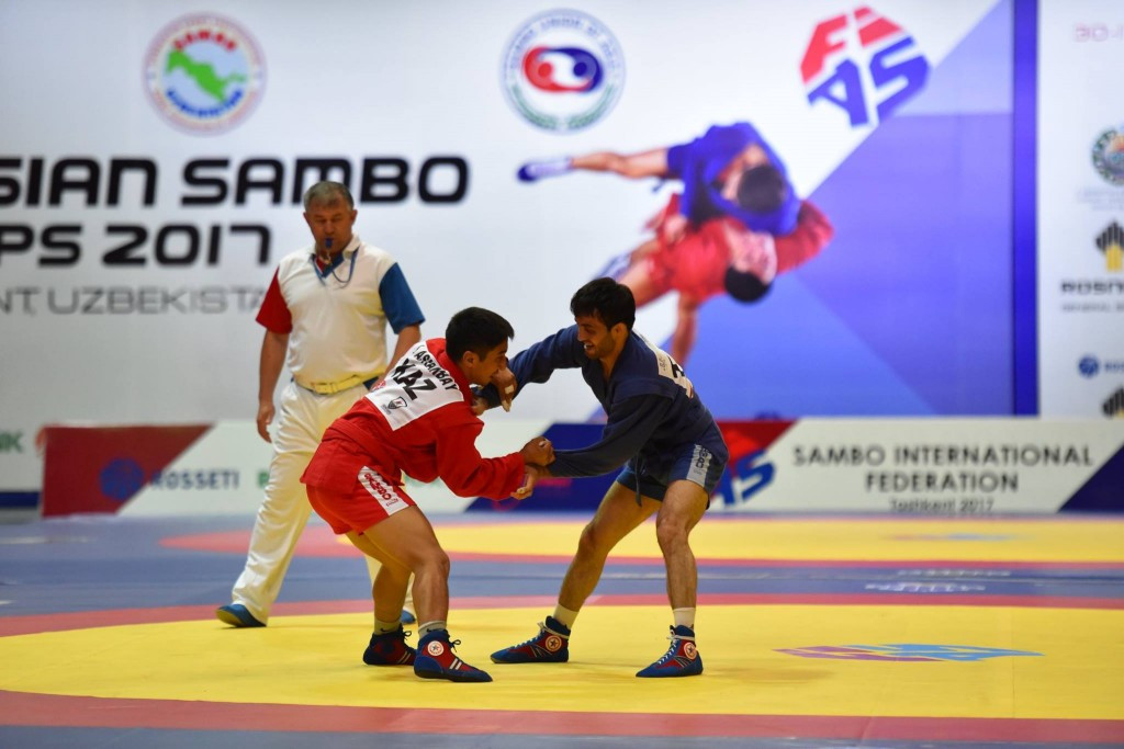 Tajikistan claim double gold on second day of Asian Sambo Championships