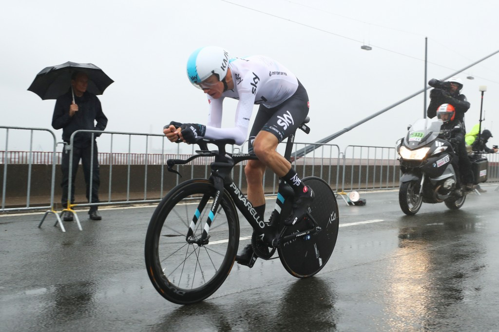 Chris Froome came sixth in the time trial but gained crucial time on his rivals ©Getty Images
